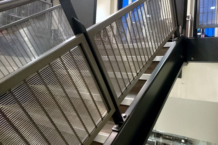 Woven Wire Mesh Balustrades and Partitions
