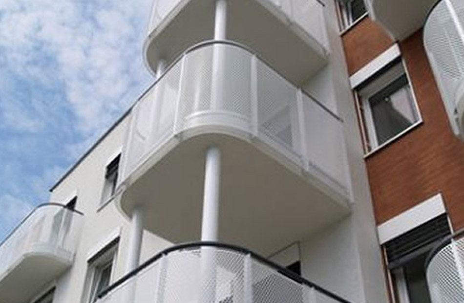 Perforated Steel Balconies
