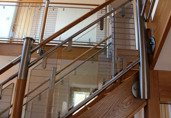 Wedge Wire Feature Staircase